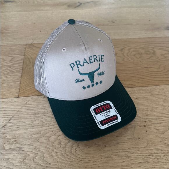 Praerie - Otto Trucker Hat in Brown & Green - Picture 1 of 3